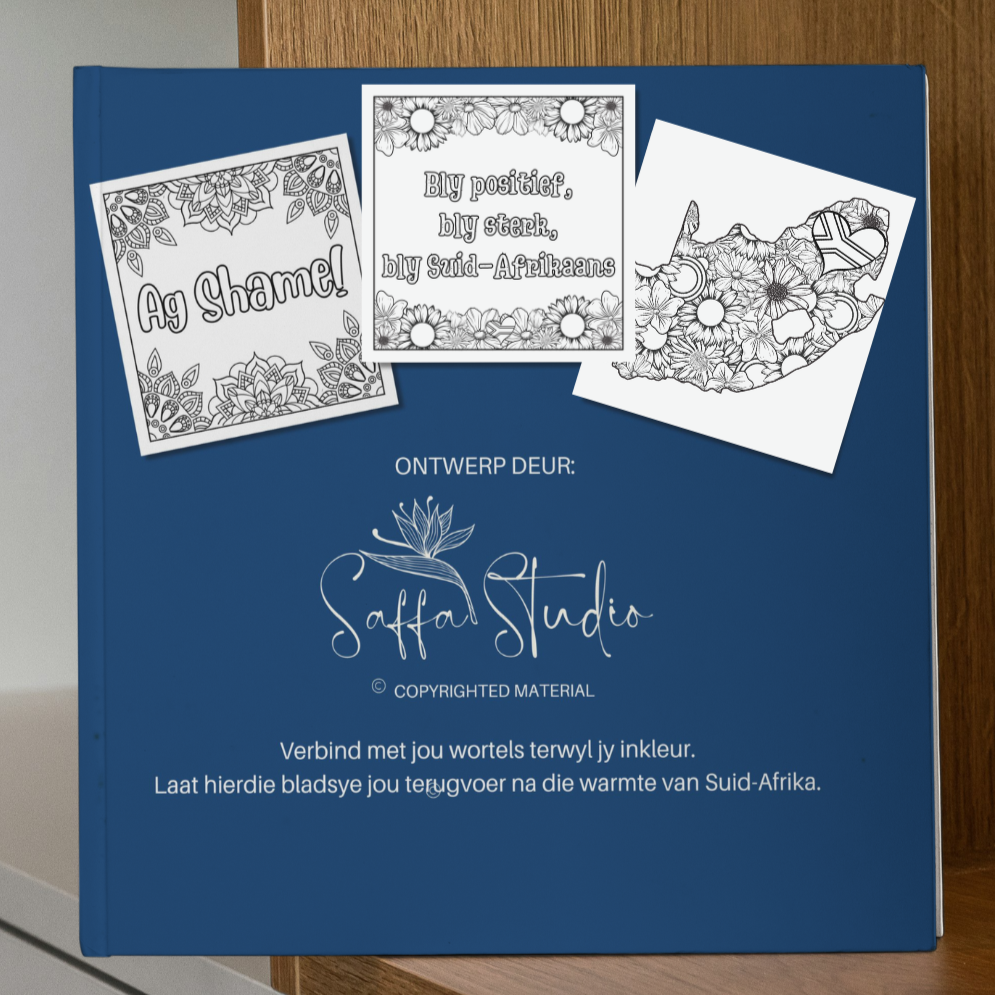 An Adult Colouring Book In Afrikaans