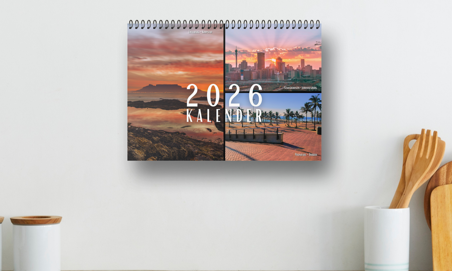 Nostalgic South African calendar in Afrikaans