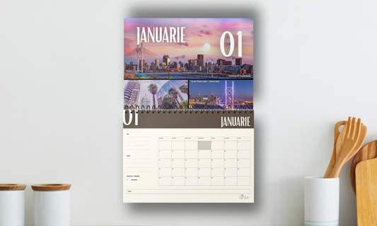 Nostalgic South African calendar in Afrikaans