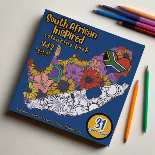 The South African inspired colouring book Vol 2
